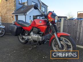 1985 BMW K100 987cc MOTORCYCLE Reg. No. B476 OLU Frame No. 0005118 Engine No. 005118 The K100 featured BMW newly designed. 4cylinder fuel injected boxer engine. Proving to be ultra smooth and reliable, the model was popular with those enduring long dist