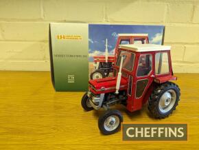 Massey Ferguson 135 1:16 scale model tractor with cab by Universal Hobbies, boxed