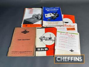 SKH/Salopion, large qty of machinery sales leaflets