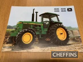 John Deere 40 series tractor brochures