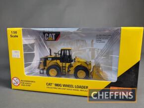 Caterpillar 980G Wheel Loader 1:50 scale model by Norscot Scale Models