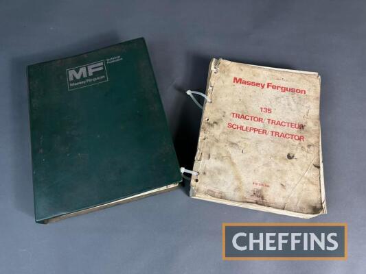 Massey Ferguson 135 service manuals t/w technical information folder