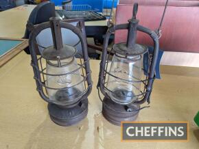 2no. paraffin lamps