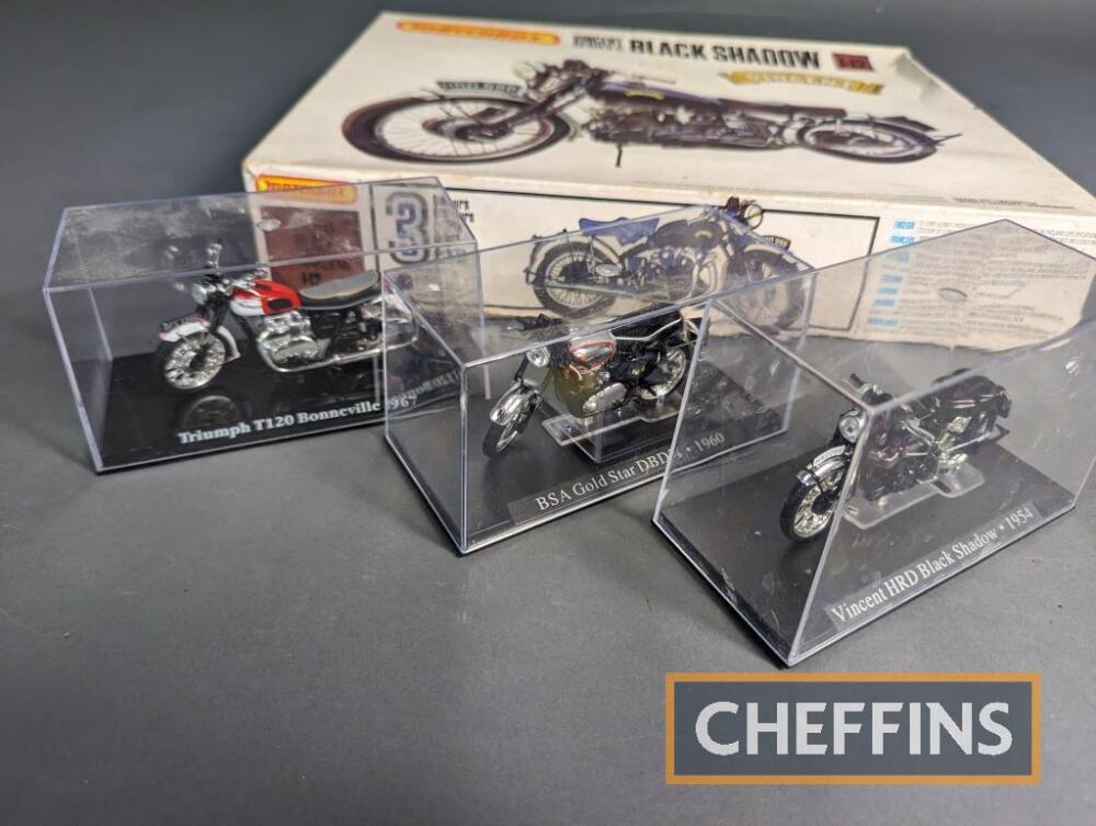Vincent Black Shadow 1:12 scale model kit by Matchbox