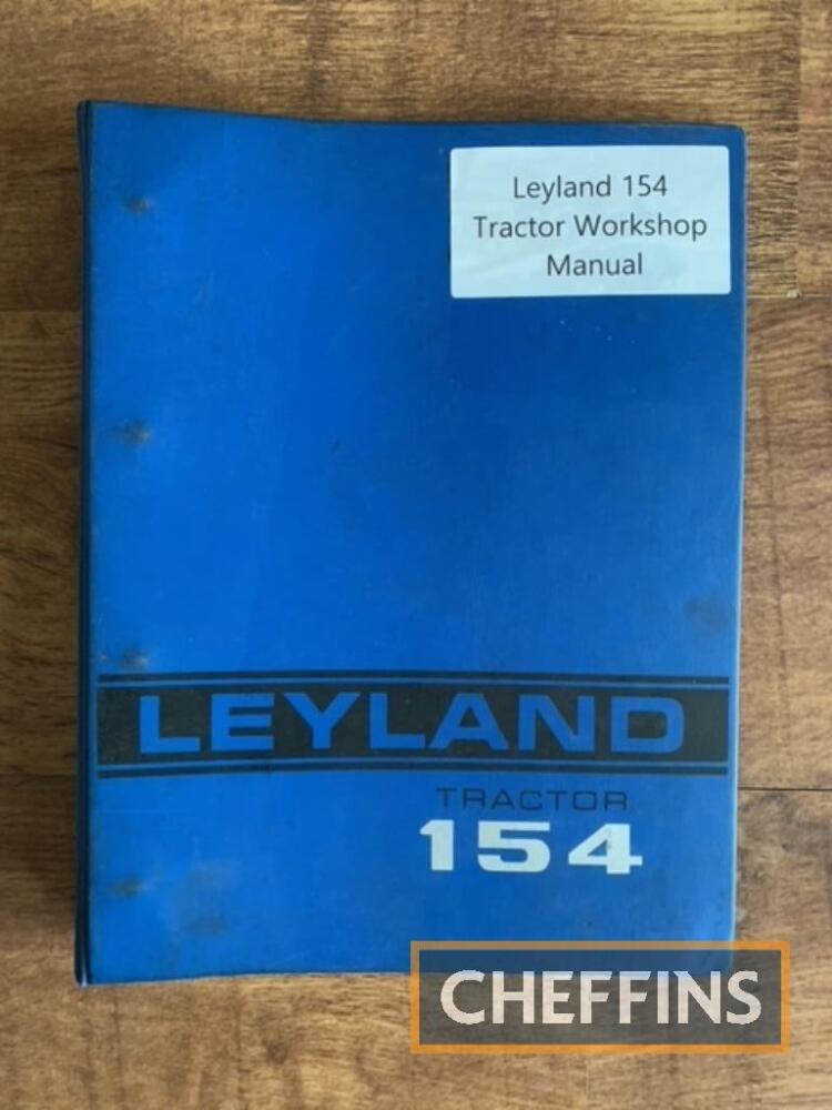 Leyland 154 tractor workshop manual Vintage sale - Sale 1 - Printed ...