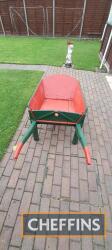 1940s wooden wheelbarrow