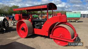 1947 THOMAS GREEN & SON 4cylinder diesel ROLLER Reg. No. DFW 741 Serial No. TGSRRAW1001 Fitted with Perkins L4 engine, this roller was restored by the current owner and was running and driving well at the time of cataloguing
