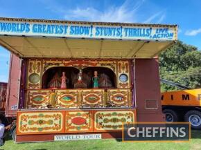 89 key 'Chanctonbury' fairground organ Reported to have been purchased by the current owner in 2011 and where it was then stripped and subject to a sympathetic rebuild, with the vision of keeping the rustic charm. The rebuild included new leathering and a