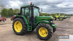 1995 JOHN DEERE 6400 PowrQuad 4wd diesel TRACTOR Reg. No. N966 EUB Serial No. 151825 This stunning 6400 was restored over a three-year period (2019-2022) using parts sourced from Ripon Farm Services from where the tractor was originally supplied. Painted