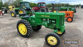 1952 JOHN DEERE Model M 2cylinder petrol TRACTOR Serial No. 0891 A running and driving example that was imported from Ireland in 2009