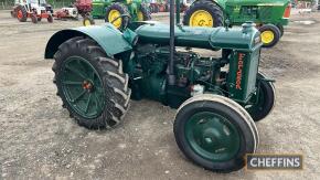 1942 FORDSON Standard N 4cylinder petrol TRACTOR Serial No. 899154 An older restoration c15years ago fitted with Miller wheels. Running and driving at the time of cataloguing