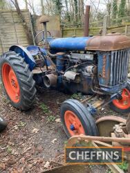 FORDSON E27N L4 4cylinder diesel TRACTOR Fitted with Hesford winch, new tyres and factory fitted Perkins L4 engine