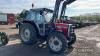 1995 MASSEY FERGUSON 390T Lowline 4cylinder diesel TRACTOR Reg. No. N917 WNN Serial No. 5724DO07136 Fitted with Howard front loader and showing 8,780 hours, this 2 owner from new tractor is stated to have been in regular use