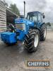 1983 FORD 8210 40kph 6cylinder diesel TRACTOR Reg. No. DOD 74Y Serial No. 528214 Fitted with Garrett turbo, aircon, beacons, front linkage, weight frame and front weights and rear wheel weights. This tidy 8210 has been fitted with new mudguards - 2