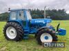 1983 FORD 8210 40kph 6cylinder diesel TRACTOR Reg. No. DOD 74Y Serial No. 528214 Fitted with Garrett turbo, aircon, beacons, front linkage, weight frame and front weights and rear wheel weights. This tidy 8210 has been fitted with new mudguards - 3