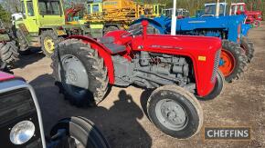 1964 MASSEY FERGUSON 35X 3cylinder diesel TRACTOR Subject to a 'nut and bolt' restoration and finished in 2 pack paint