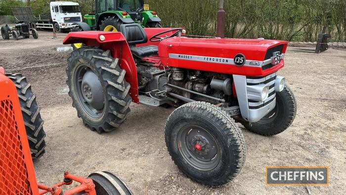 MASSEY FERGUSON 135 3cylinder diesel TRACTOR Serial No. 94693 A well presented example