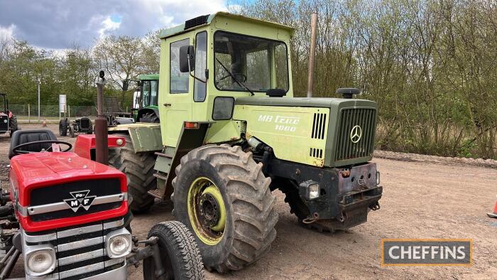 1985 MERCEDES MB-Trac 1000 6cylinder diesel TRACTOR Reg. No. C590 SRT Serial No. 44116100122157 An ex-farm example