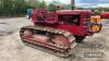 INTERNATIONAL TD14 4cylinder diesel CRAWLER TRACTOR Serial No. TDF5295 An older restoration by R.Cripps & Co Ltd, Nottingham. Reported by the vendor to be running well