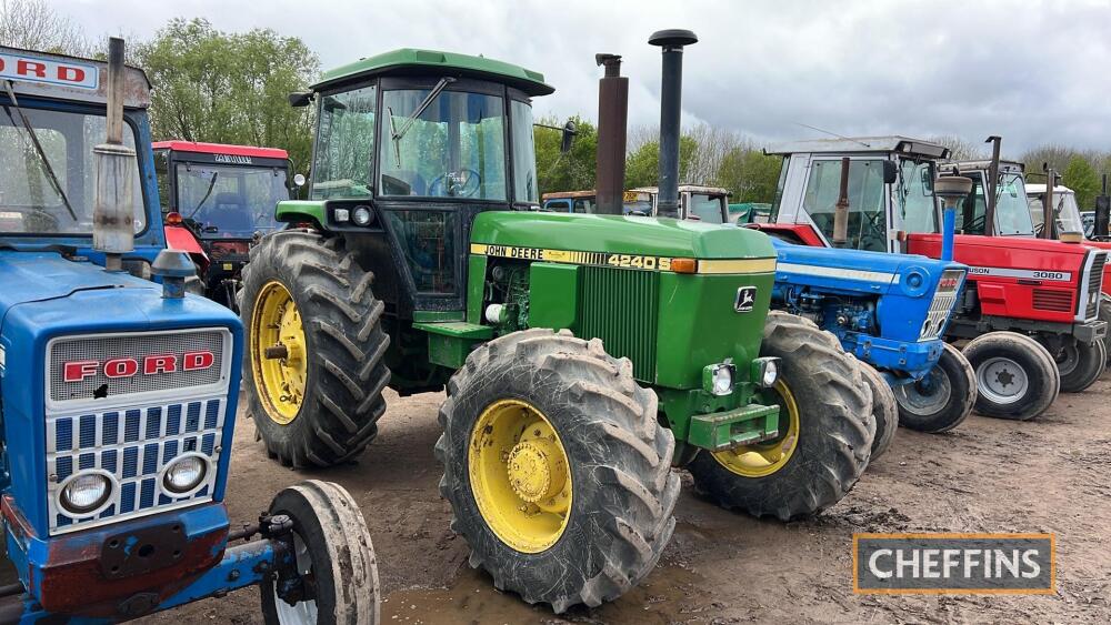 JOHN DEERE 4240S 6cylinder diesel 4wd TRACTOR Vintage sale - Sale 5 ...