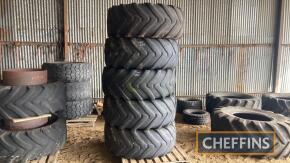 5no. Michelin 460/70R24 tyres