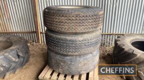 3no. 385/65R22.5 8 & 10 stud wheel & tyre