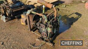 Perkins 4cyl. 4.270D Engine c/w in cradle out of Claas combine