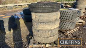 4no. 11.00-22.5 & 1no. 11.00-20 Rims & Tyres UNRESERVED LOT