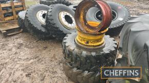 JCB 12.5/80-18 5 Stud JCB Wheels UNRESERVED LOT