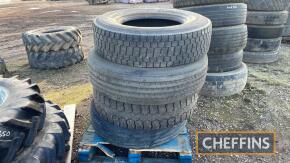 4no. Lorry Tyres UNRESERVED LOT