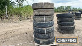 7no. 11R 22.5 Wheels & Tyres UNRESERVED LOT