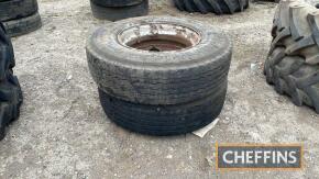 2no. Lorry Wheels & Tyres UNRESERVED LOT