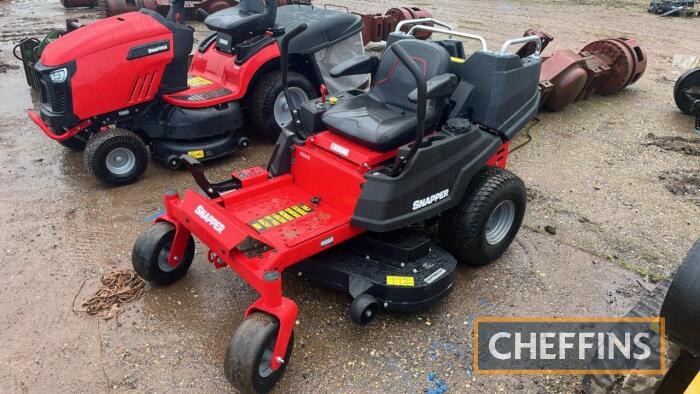 Snapper ZTX275 42in Zero Turn Mower c/w mulch kit. Keys, manual in office Ex Demo Hours: aprrox 1.5