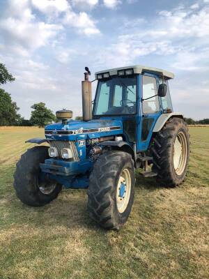 1991 FORD 7810 S.III 6cylinder diesel TRACTORReg. No. J161 WVXSerial No. BC93280Fitted with air conditioning, twin assistor arm, ground radar and Super Q cab