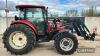 2014 Case 105A Farmall Tractor c/w Trima front end loader, 18.4x34 & 14.9x24 tyres Ser. No. ZFJP10081 - 14