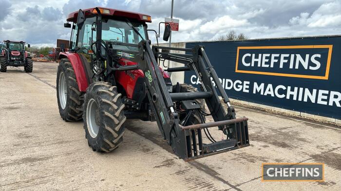 2005 Case JX109OU Tractor c/w Trima front end loader, 16.9x34 & 13.6x24 tyres Reg. No. EU05 PHA Ser. No. HJT004092