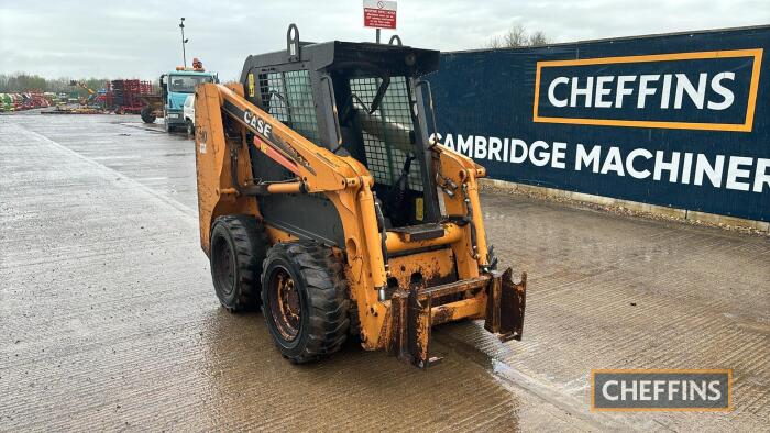 Case 410 Skid Steer c/w Manitou headstock Ser. No. N5M406829