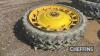 Pr. of 210/95 x R44 Wheels & Tyres 150 centre hole, 205 & 75 bolt centres UNRESERVED LOT - 4
