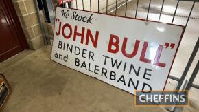 John Bull baler twine enamel sign