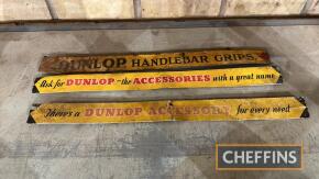 3no. Dunlop tyre shelf edge strips