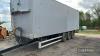 Legras Walking Floor Drawbar Trailer 60-70 cubic metre capacity been used for wood chip - 10