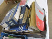 Large qty of tractor service manuals, parts lists etc, Massey Ferguson, New Holland etc