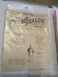 The Motor Trader & Review magazine October 31 1917 Killen Strait and Overtime tractors interest