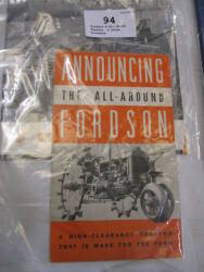 Fordson N All Round Tractor, a sales brochure