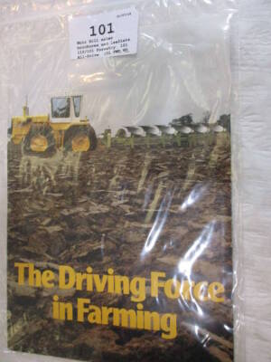 Muir Hill sales brochures and leaflets 110/101 Forestry, 101 All-Drive, 101 FWD HD, range (111,121,171) four items