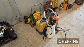 CPS knapsack sprayer with hose and reel