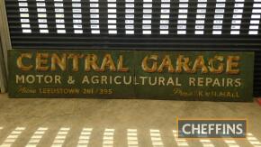 'Central Garage' a large and impressive 2 piece sign