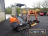 2006 HITACHI Zaxis 16 Rubber Tracked 360° EXCAVATOR Fitted with breaker pipework, manual quick hitch offered with 4no. buckets to include 3ft, 2ft, 1ft and 30inch. Owned from new. Serial No. HCE1LN00E00002141 Hours: 1,351 - 7