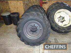 4no. Starco AS Dumper 405/70-20 conventional tyres to suit Mecalac dumper (Lot 17)