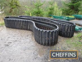 Pr. rubber tracks to suit 8 tonne Yanmar tracked dumper. 26 inch